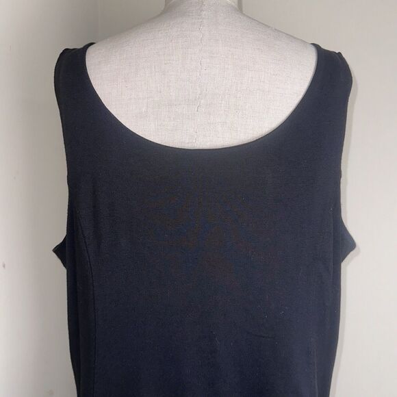 H&M Ruched Cream Peach Sleeveless Stretch Dress Size Xtra Large XL EUC - Picture 2 of 9